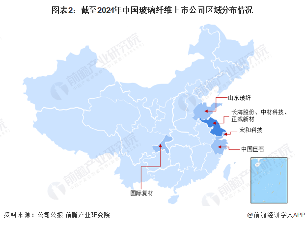 【行业深度】2024年中国玻璃纤维行业竞争格局及市场份额分析市场集中度较高(图2)